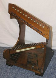 Rare 19th century mahogany sho
