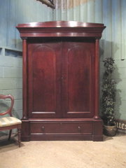 ANTIQUE WILLIAM 1V MAHOGANY DO