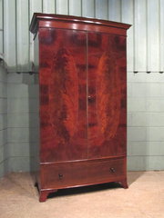 Antiq Edwardian Mahogany Doubl