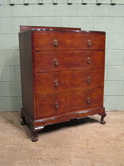Antique Edwardian Burr Walnut