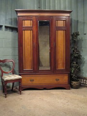Antique Edwardian Walnut  Ash