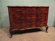 Antique Italian Burr Walnut Ch