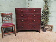 antique furniture regency mahogany chest Antique Regency Mahogany Chest