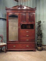 Antique Victorian Mahogany Com
