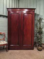 Antique Victorian Mahogany Dou