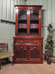 Antique Victorian Mahogany Sec