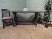 Antique Victorian Oak Refector