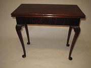 Card Games table Mahogany