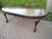 antique furniture mahogany extending din Antique Mahogany Extending Din