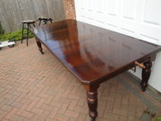 antique furniture large walnut extending Large Antique Walnut Extending