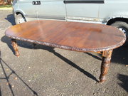 antique furniture large round carved oak Large Round Antique Carved Oak