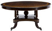 antique furniture george iii circular mahogany d GEORGE III CIRCULAR MAHOGANY D