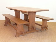 Lizardman Oak Refectory Dining