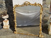 Antique regency gilt overmante