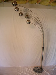 Antique standard side lamp