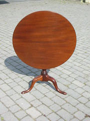 antique furniture Antique Georgian Mahogany Tripod Table