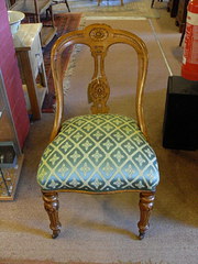 C43  Set 4 oak dining chairs