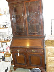 C4  Mahogany bureaubookcase