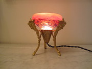 French Glass  and Gilt Night L