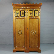 19thc Medieval Revival Painted