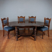antique furniture extending oak dining table c19 Extending Oak Dining Table c19