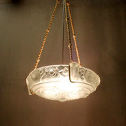 French Art Deco Hanging Light