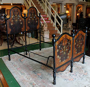 Late 19thc Iron Frame Double B