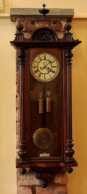Late 19thc Walnut Vienna Wall
