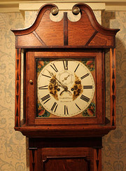 North Wales Oak Longcase Clock