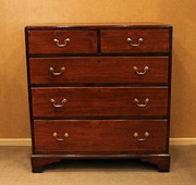 antique furniture oak chest of drawers c1800 Oak Chest of Drawers c1800