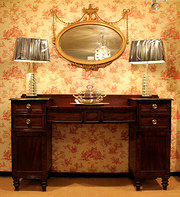 Regency Mahogany Pedestal Side