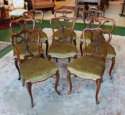 Set of 8 19thc Rosewood Dining
