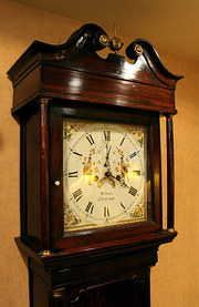 Welsh Oak Longcase Clock c1810
