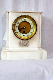A French White Marble cased Ti