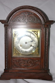 A striking mantle clock by the