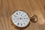 antique and vintage watches open faced chronograph in 18k open faced chronograph in 18k