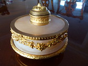 French Empire Marble Inkwell