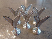 Silver Plate place card holder