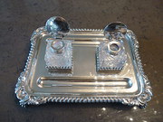 Solid Silver Inkstand
