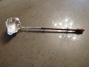 antique silver solid silver punch ladle Solid Silver Punch Ladle
