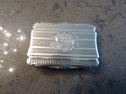 Solid Silver and gilt Vinaigre
