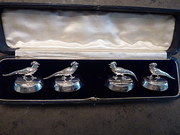 Solid Silver menuplace card ho