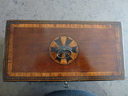 georgian mahogany and marquetr