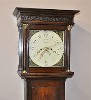 Oak Longcase Clock  Q3236