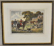 Set of 4 Hare Hunting Prints