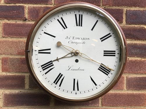 Antique Fusee wall clock