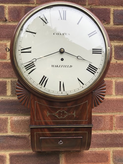 Antique Fusee wall clock