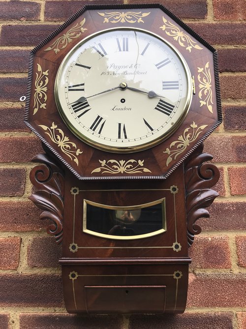 Antique Fusee wall clock