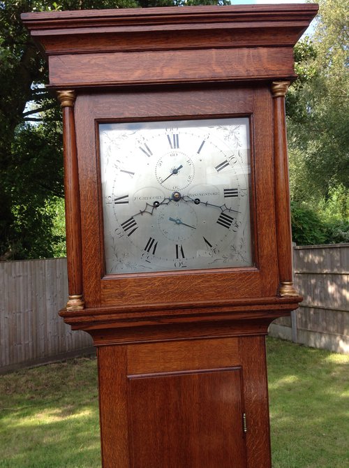 Longcase clock by James Gregory from Basingstoke
