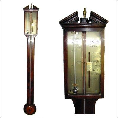 Mahogany Stick Barometer